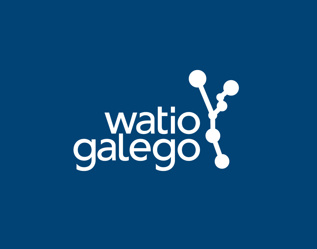 Identificador de Watio Galego en negativo